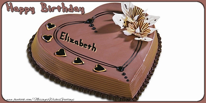 Greetings Cards for Birthday - Happy Birthday, Elizabeth!