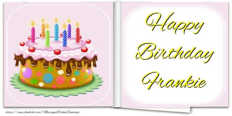 Greetings Cards for Birthday - Happy Birthday Frankie