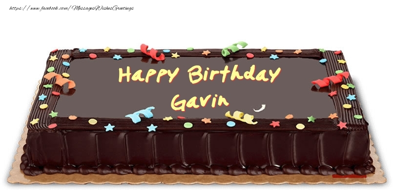 Greetings Cards for Birthday - Happy Birthday Gavin