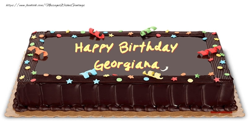 Greetings Cards for Birthday - Happy Birthday Georgiana