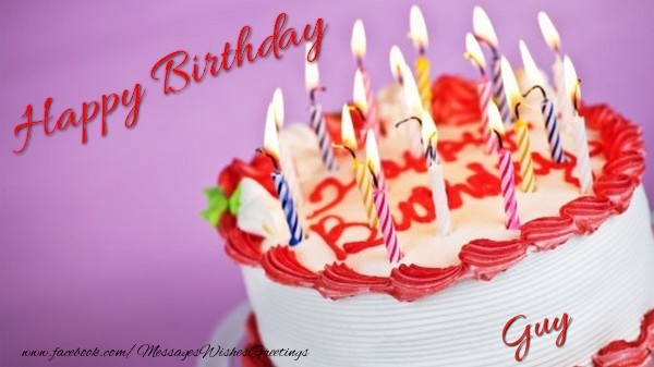 Greetings Cards for Birthday - Happy birthday, Guy!