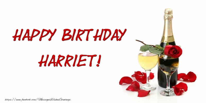 Greetings Cards for Birthday - Happy Birthday Harriet