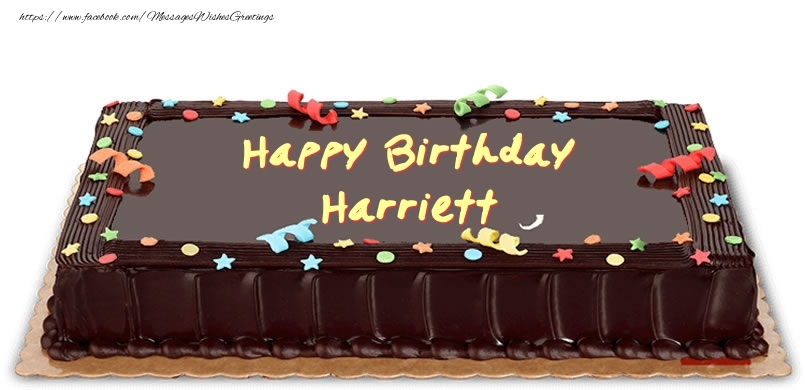Greetings Cards for Birthday - Happy Birthday Harriett