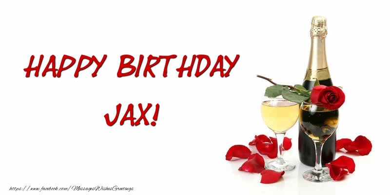 Greetings Cards for Birthday - Happy Birthday Jax