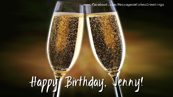 Greetings Cards for Birthday - Happy Birthday, Jenny!