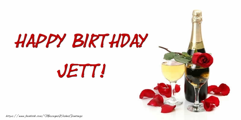 Greetings Cards for Birthday - Happy Birthday Jett