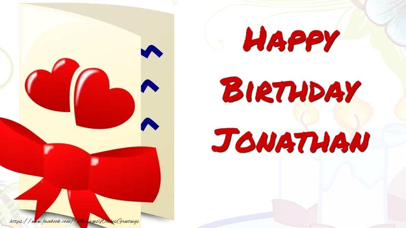 Greetings Cards for Birthday - Happy Birthday Jonathan