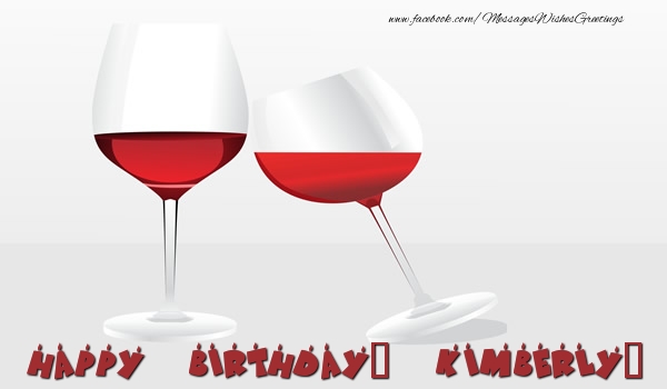 Greetings Cards for Birthday - Happy Birthday, Kimberly!