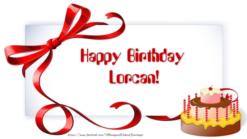 Greetings Cards for Birthday - Happy Birthday Lorcan!