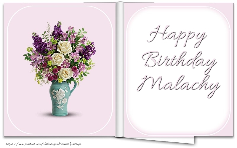 Greetings Cards for Birthday - Happy Birthday Malachy