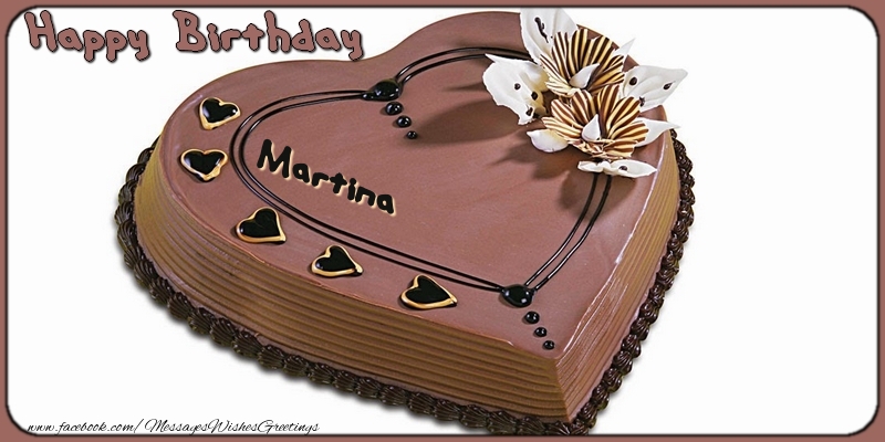 Greetings Cards for Birthday - Happy Birthday, Martina!