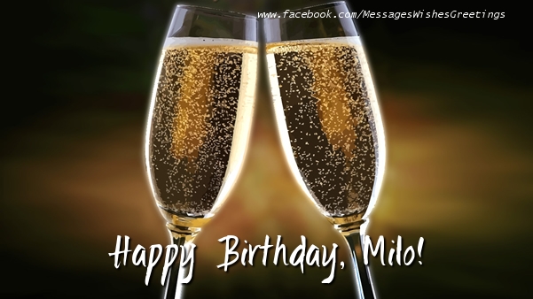 Greetings Cards for Birthday - Happy Birthday, Milo!