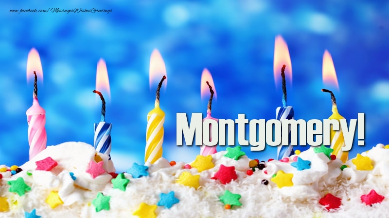 Greetings Cards for Birthday - Happy birthday, Montgomery!