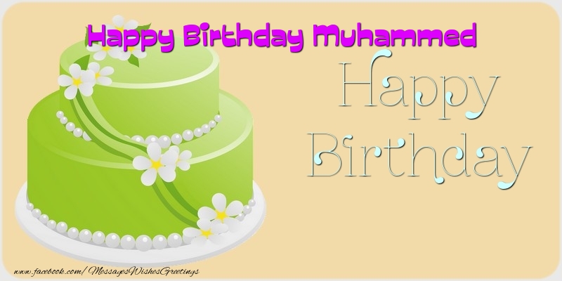 Greetings Cards for Birthday - Happy Birthday Muhammed