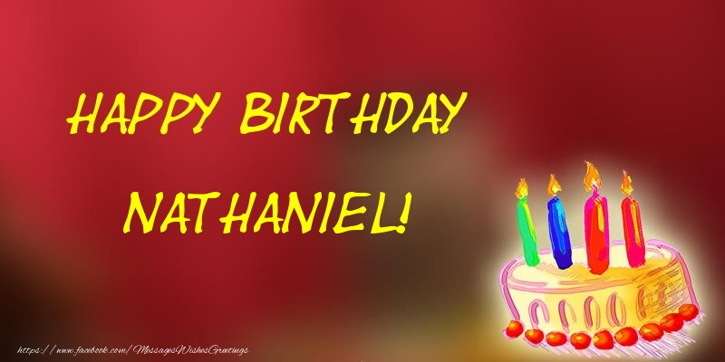 Greetings Cards for Birthday - Happy Birthday Nathaniel!