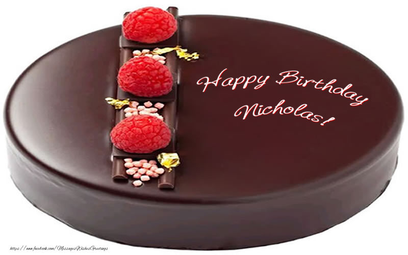 Greetings Cards for Birthday - Happy Birthday Nicholas!