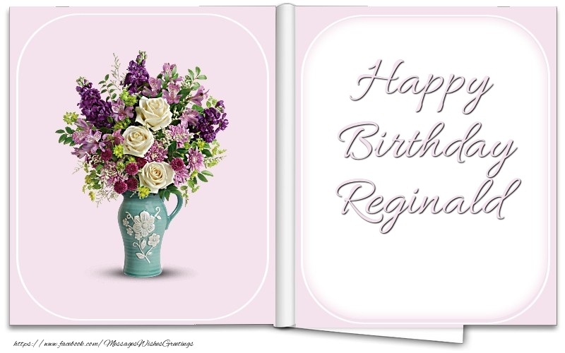 Greetings Cards for Birthday - Happy Birthday Reginald