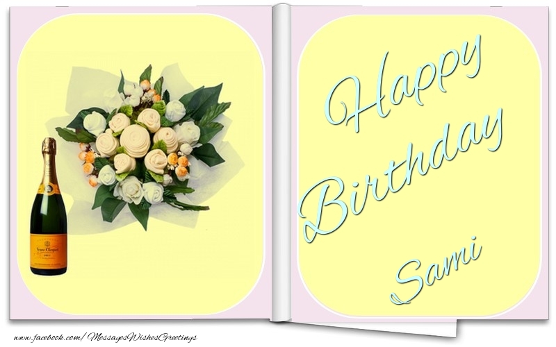 Greetings Cards for Birthday - Happy Birthday Sami