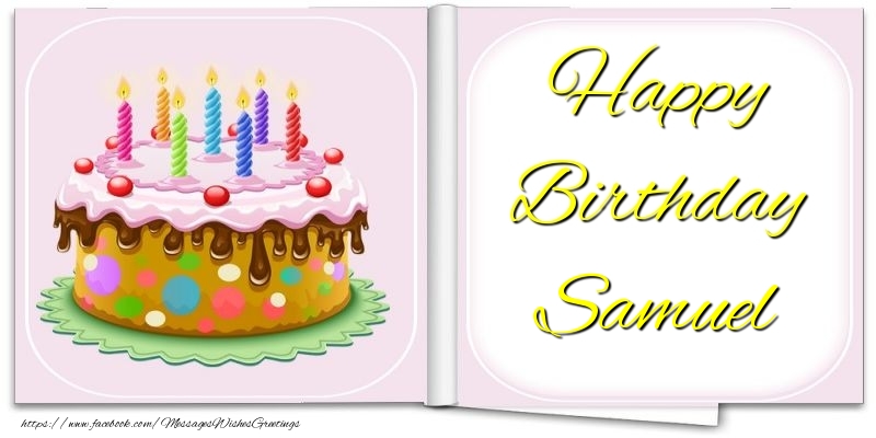 Greetings Cards for Birthday - Happy Birthday Samuel