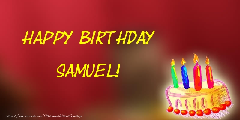 Greetings Cards for Birthday - Happy Birthday Samuel!