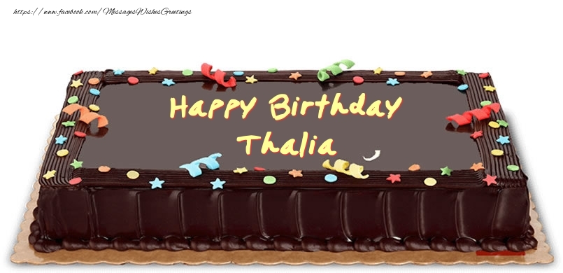 Greetings Cards for Birthday - Happy Birthday Thalia