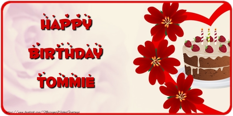 Greetings Cards for Birthday - Happy Birthday Tommie