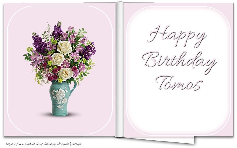 Greetings Cards for Birthday - Happy Birthday Tomos
