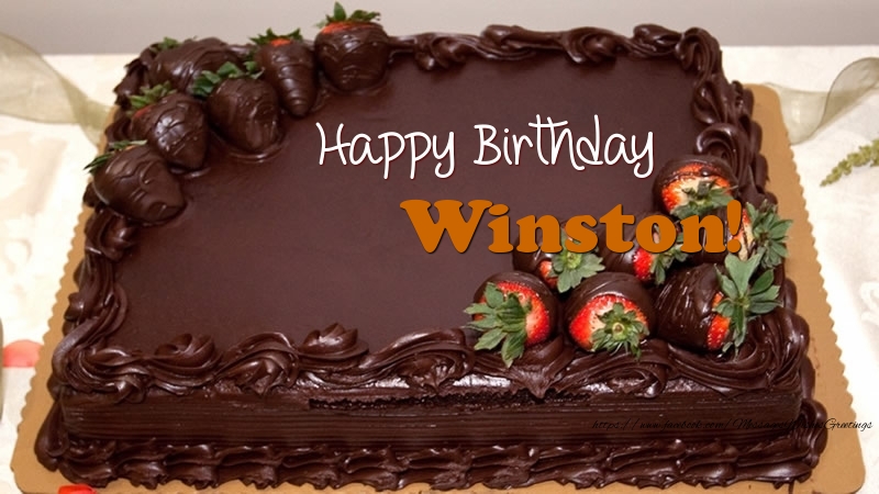 Greetings Cards for Birthday - Happy Birthday Winston!
