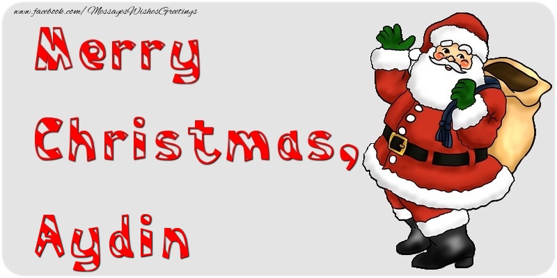 Greetings Cards for Christmas - Merry Christmas, Aydin