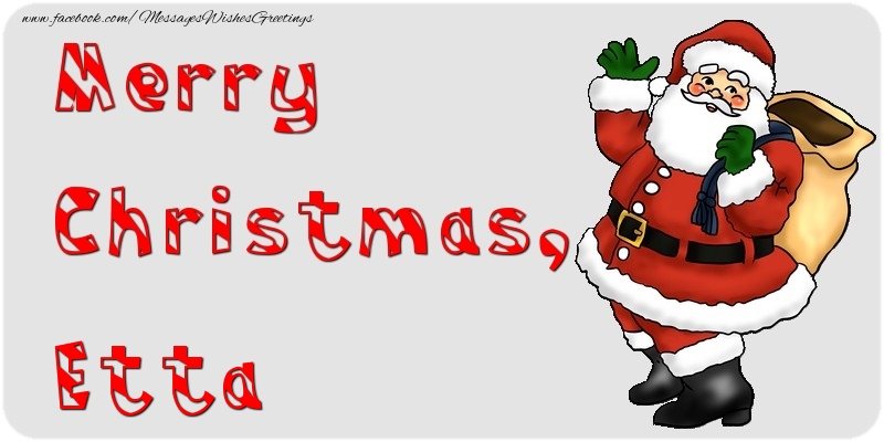 Greetings Cards for Christmas - Santa Claus | Merry Christmas, Etta