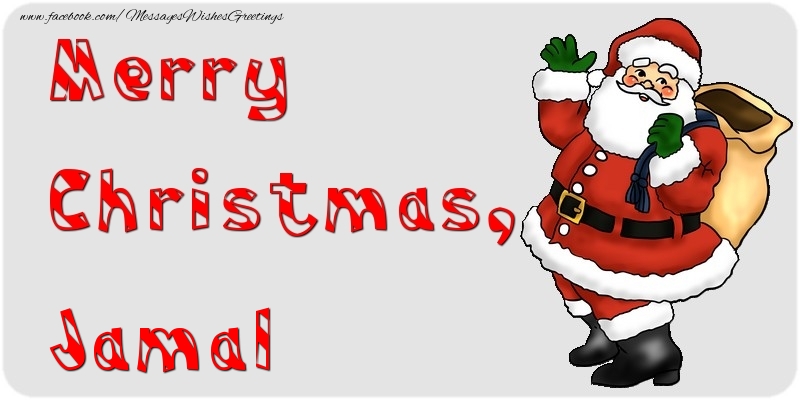 Greetings Cards for Christmas - Merry Christmas, Jamal