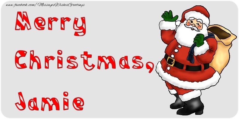 Greetings Cards for Christmas - Santa Claus | Merry Christmas, Jamie