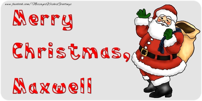 Greetings Cards for Christmas - Santa Claus | Merry Christmas, Maxwell
