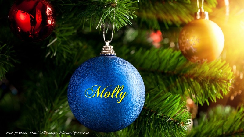 Greetings Cards for Christmas - Molly