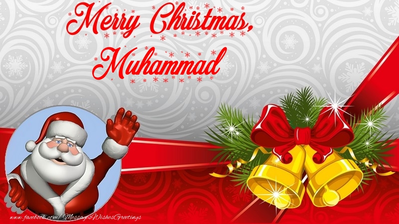 Greetings Cards for Christmas - Merry Christmas, Muhammad
