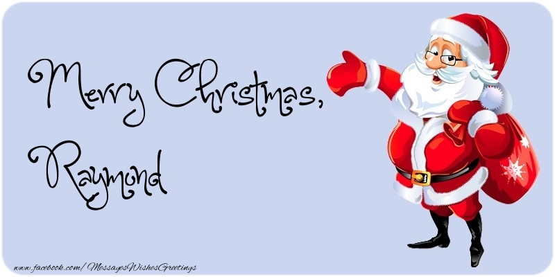 Greetings Cards for Christmas - Merry Christmas, Raymond