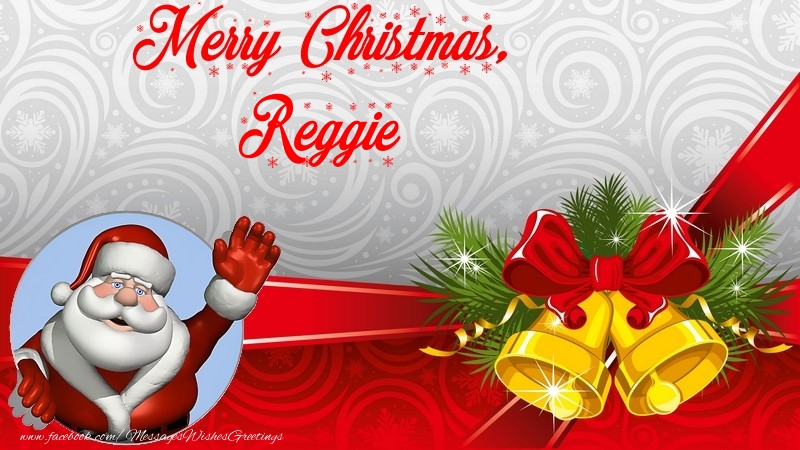 Greetings Cards for Christmas - Merry Christmas, Reggie