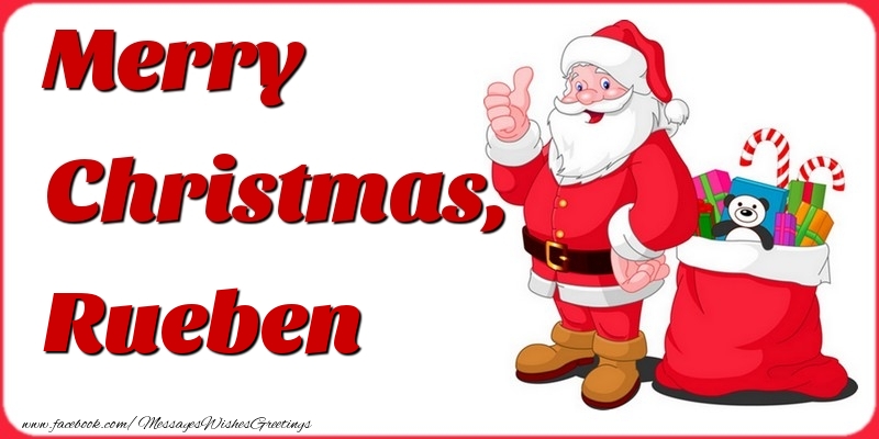 Greetings Cards for Christmas - Merry Christmas, Rueben