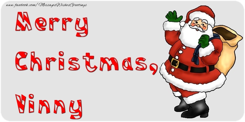 Greetings Cards for Christmas - Merry Christmas, Vinny