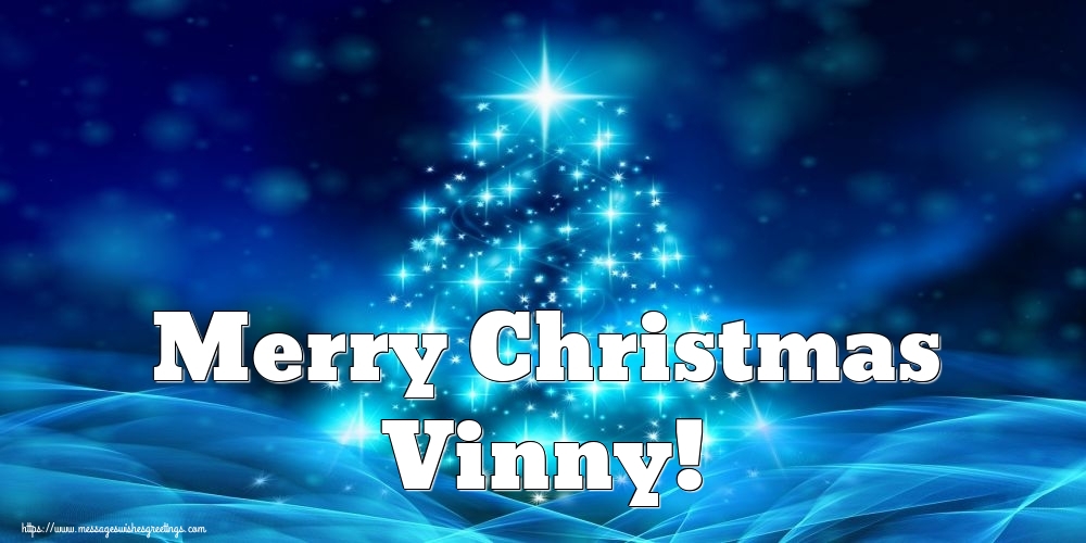 Greetings Cards for Christmas - Merry Christmas Vinny!