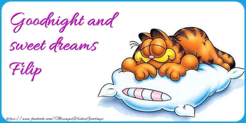 Greetings Cards for Good night - Goodnight and sweet dreams Filip