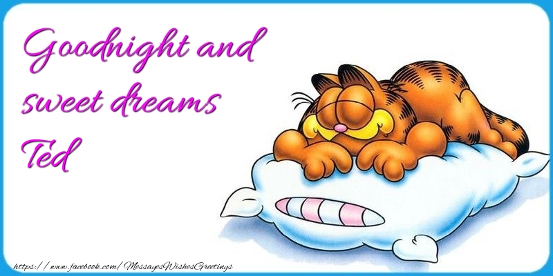 Greetings Cards for Good night - Goodnight and sweet dreams Ted