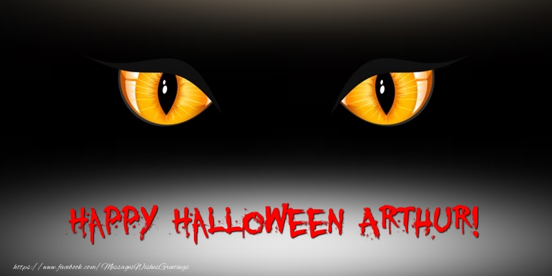 Greetings Cards for Halloween - Happy Halloween Arthur!