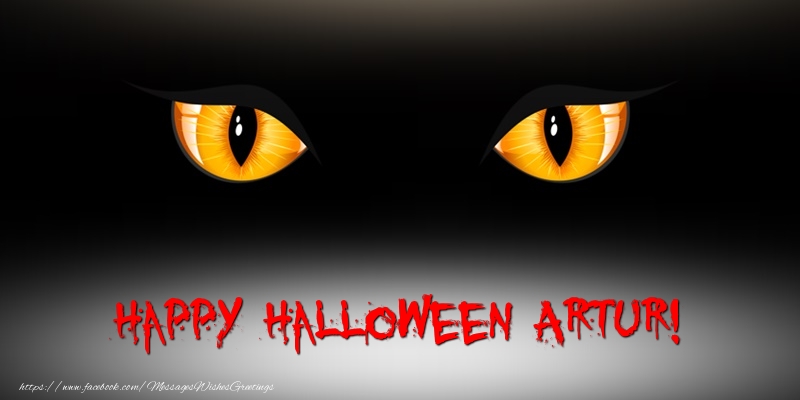 Greetings Cards for Halloween - Happy Halloween Artur!