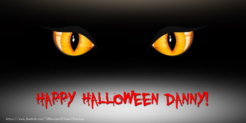 Greetings Cards for Halloween - Happy Halloween Danny!