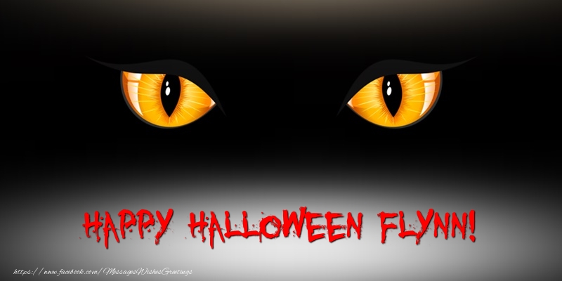 Greetings Cards for Halloween - Happy Halloween Flynn!