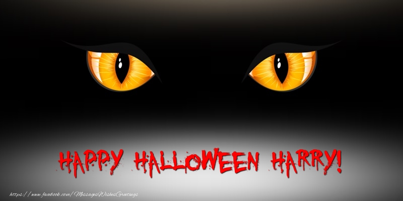 Greetings Cards for Halloween - Happy Halloween Harry!