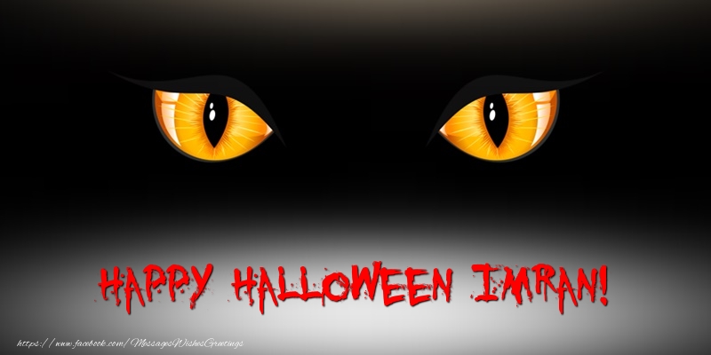 Greetings Cards for Halloween - Happy Halloween Imran!