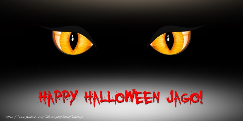 Greetings Cards for Halloween - Happy Halloween Jago!
