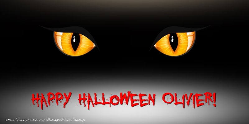 Greetings Cards for Halloween - Happy Halloween Olivier!